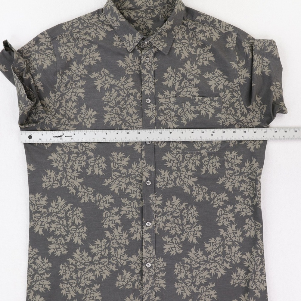 Vuori Short Sleeve Bridge Button Down Shirt Mens XL Shiitake Vista V184 - Picture 7 of 9